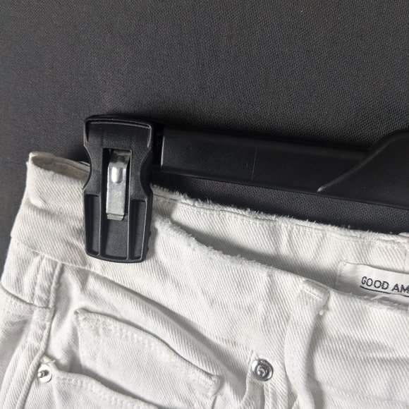 Good American Jeans Women 6 Good Curve White Denim High Rise Straight Ankle - Picture 3 of 16